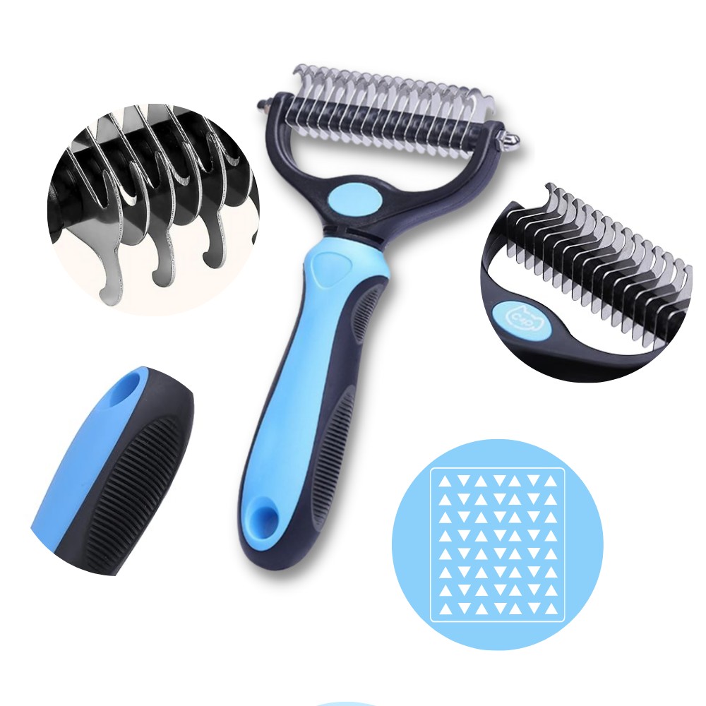 Ultimate Deshedding Brush for Dogs and Cats - Ozerty