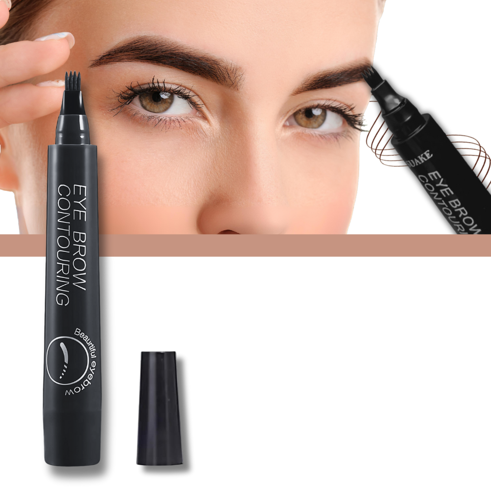 Waterproof Liquid Formula Eyebrow Pen  - Ozerty