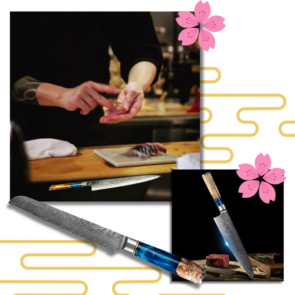 Yellow Sea Series Japanese Knives - Ozerty