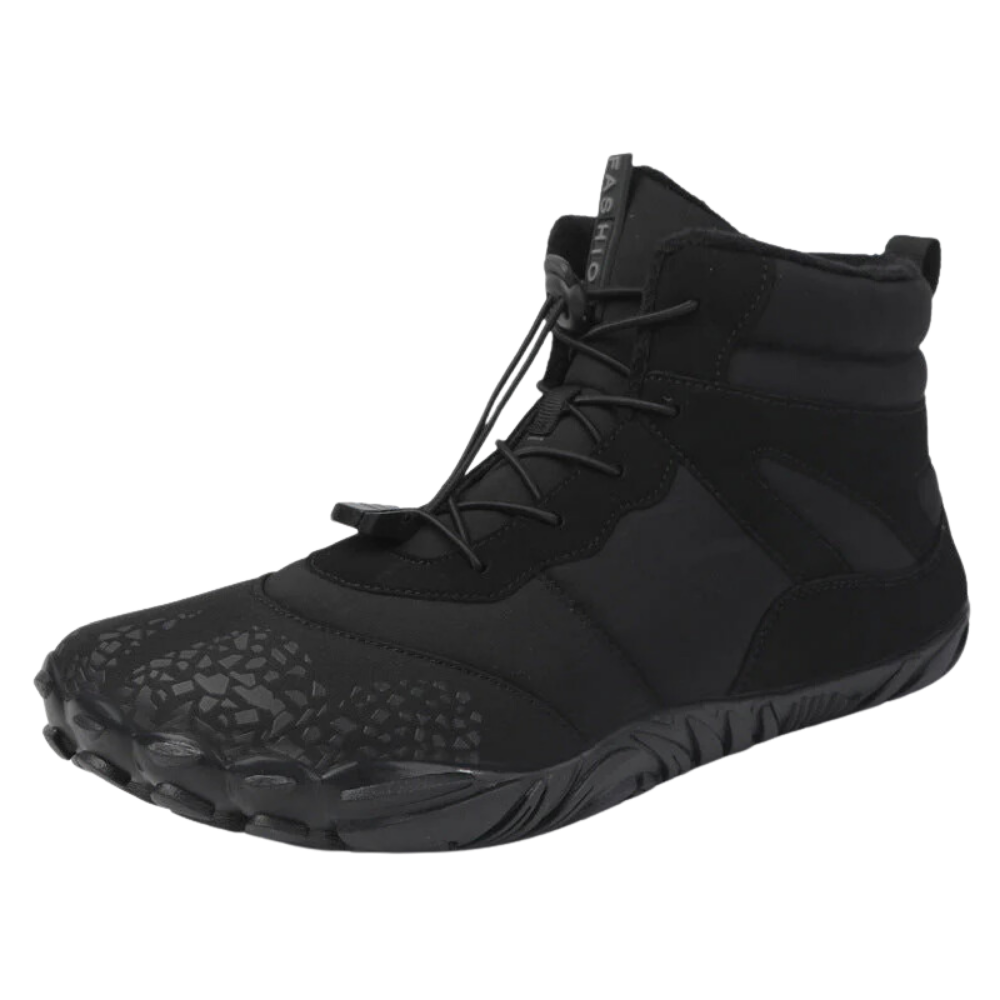 Zero Heel Waterproofing Hiking Shoes -Black - Ozerty