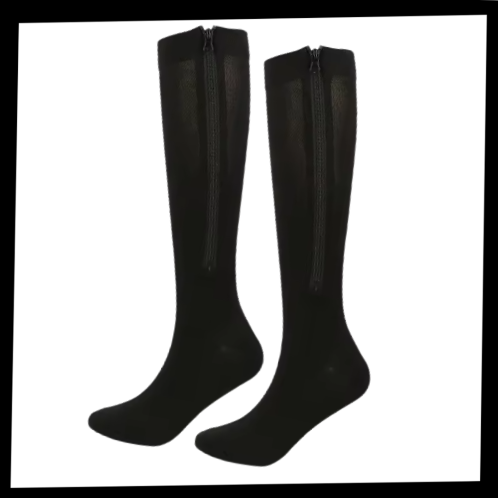 Zippered Knee Compression Sock - Ozerty